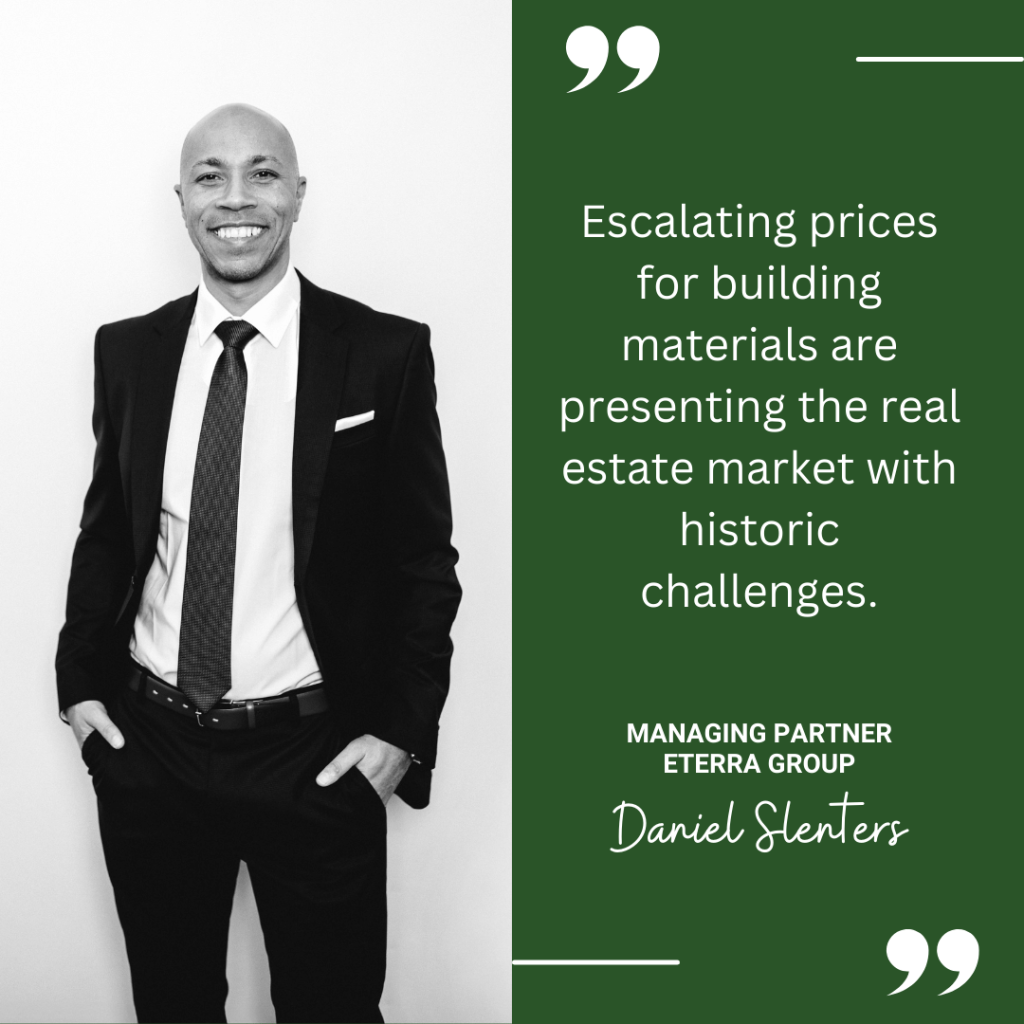 Daniel Slenters - Pricing for estate materials